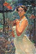 Jacek Malczewski A woman in a grove oil on canvas
